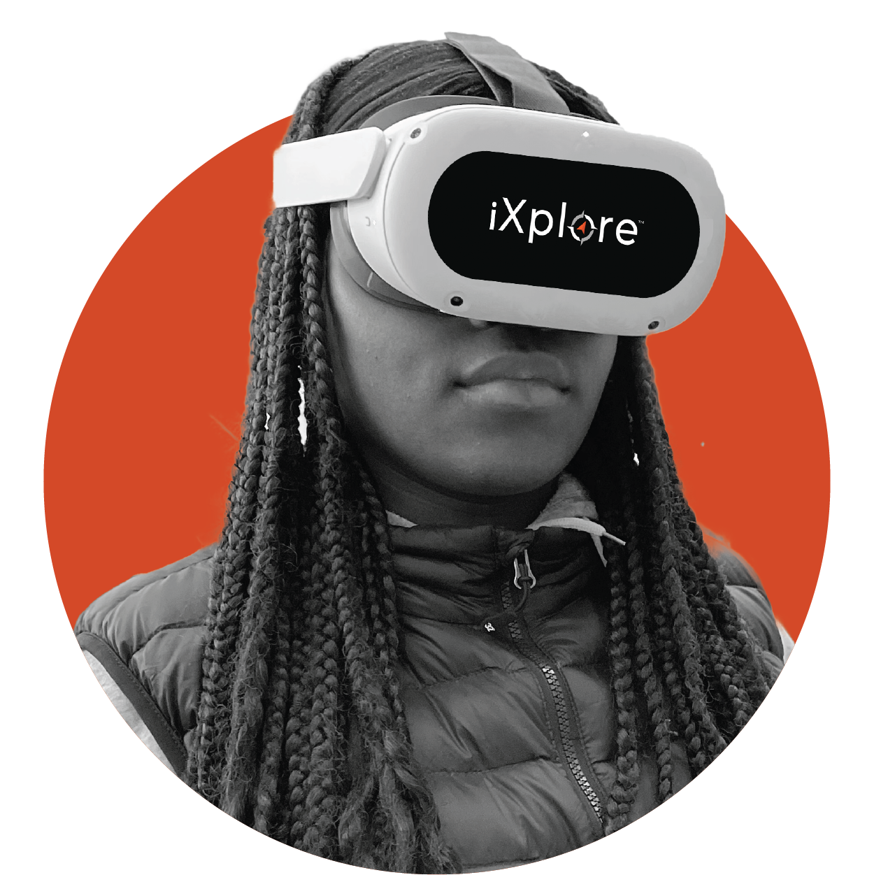 Student in iXplore Headset